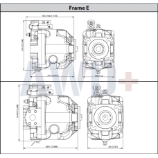 ERL147 Аксиально-поршневой насос Danfoss ER-L-147