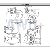 LRL025 Аксиально-поршневой насос Danfoss LR-L-025