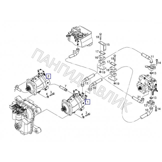 Гидравлический мотор Liebherr 11000535