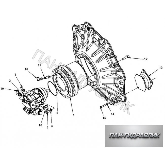 Гидравлический мотор Dynapac 4700390603 каток Dynapac CC424HF