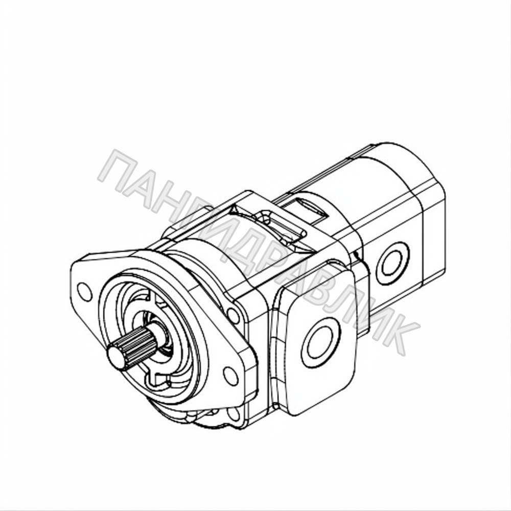 Гидронасос GHD1-22/T3-8L-S03D13-SG04G04/G03G03